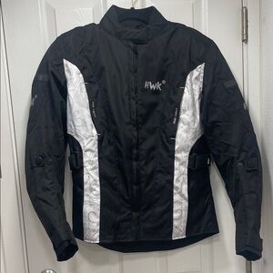 HWK Women's Black and White Utility Jacket